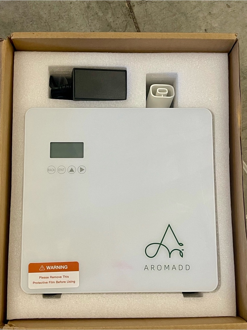 NIB Aromadd U5 Smart HVAC Whole House Scent Machine Diffuser White 3500 Sq Ft